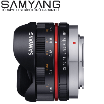 Samyang 7.5mm f/3.5 Fisheye M 4/3 MFT Lens