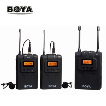 Boya BY-WM8 Çift Vericili Profesyonel Wireless Mikrofon