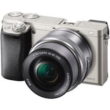 Sony Alpha A6000 16-50mm Gümüş Renk Aynasız DSLR Fotoğraf Makinesi