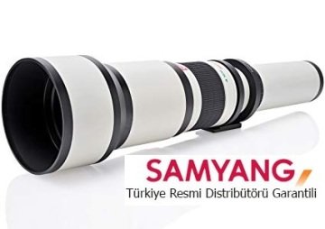 Samyang 650-1300mm MC IF f/8-16 Lens + T Mount Adaptör