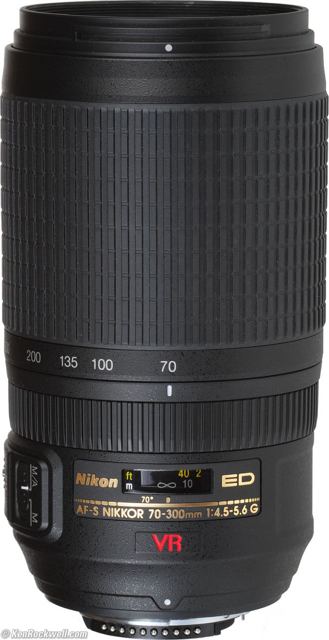 Nikon AF-S 70-300mm F4.5-5.6G IF-ED VR Lens