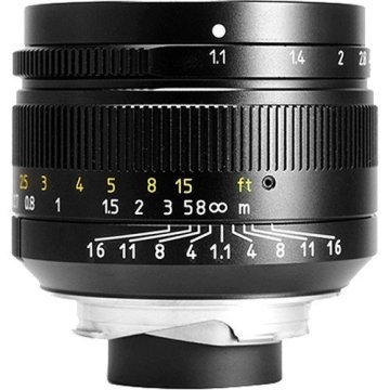7artisans 50mm F1.1 Fixed Lens-Leica TL/SL-Mount Siyah