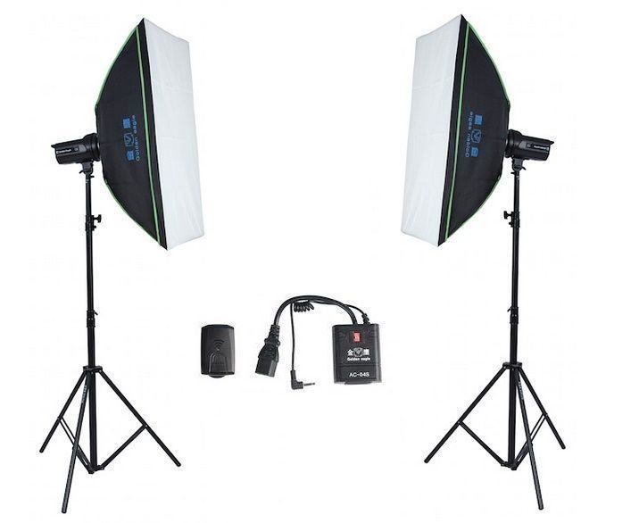 Golden Eagle L6 600W Ekonomik 2'li Paraflaş Set