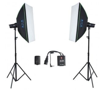 Golden Eagle L6 600W Ekonomik 2'li Paraflaş Set