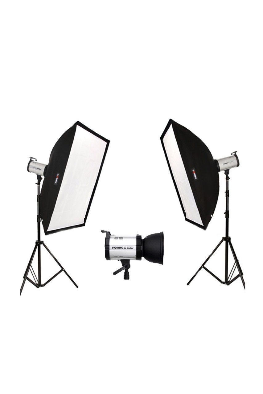 Fomex E-200 Paraflash 3'lü Set