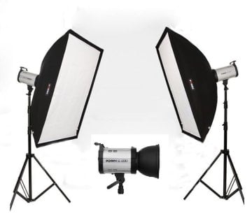 Fomex E-200-400 w/s Paraflash 3' lü Set
