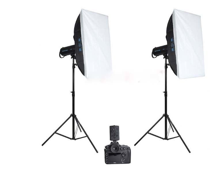 Golden Eagle 2'li Paraflaş Set JG-800 1/3000 sn