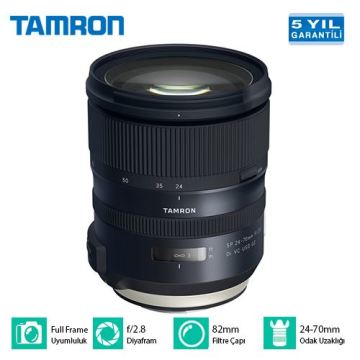 Tamron SP 24-70mm F/2.8 Di VC USD G2 Canon Uyumlu Lens