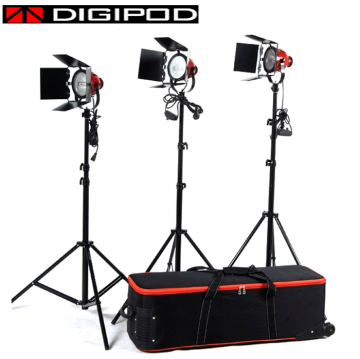 Digipod 800 Watt 3 Adet Kırmızı Kafa Işık