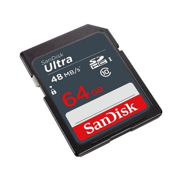Sandisk 64GB 48MB/s Ultra SDXC Class 10 UHS-I Hafıza Kartı
