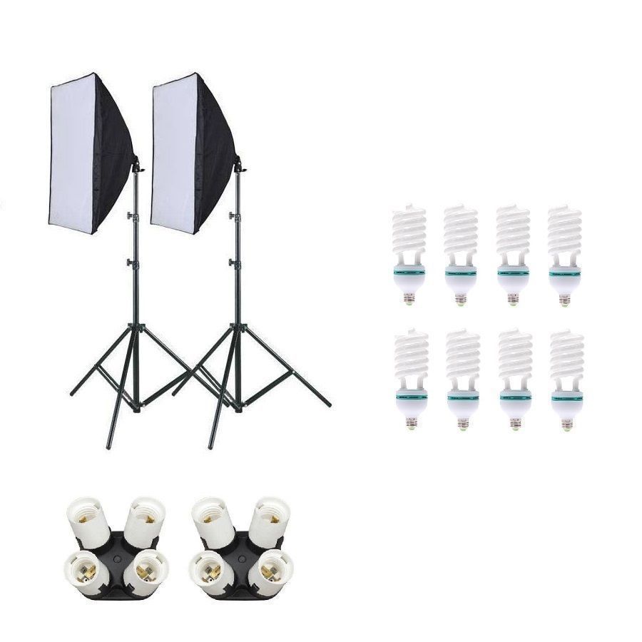 Fancier Sürekli Işık Seti 150w 40x40cm 2x4 Softbox