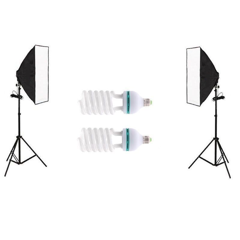Fancier Sürekli Işık Seti 150w 60x60 İkili Softbox