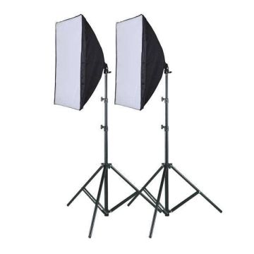 Fancier 30w Sürekli Işık 50x70 İkili Softbox