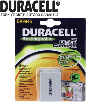 Duracell LP-E8 Canon Batarya