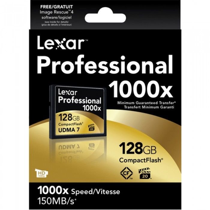Lexar 128GB 1000X Professional CF Hafıza Kartı