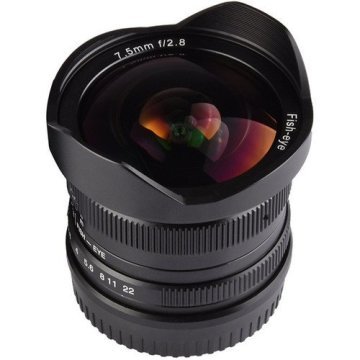 7artisans 7.5mm F2.8 APS-C Fisheye Fixed Lens (M43 Panasonic ve Olympus Mount)