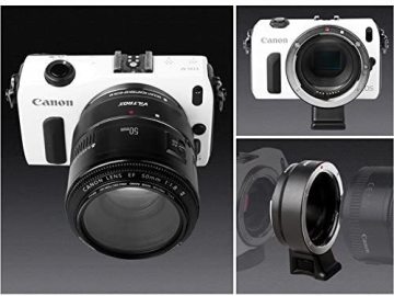 Viltrox EF-EOS M Canon EF - Canon EF-ES Yuvalı Gövde Lens Uyumlu Adaptör