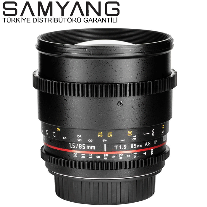 Samyang 85mm T1.5 Full Frame VDSLR Lens