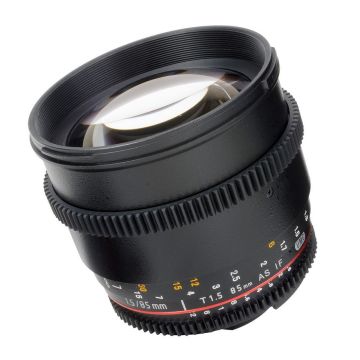 Samyang 85mm T1.5 Full Frame VDSLR Lens
