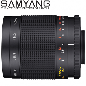 Samyang 500mm f/8.0 Mirror Telefoto Lens ve T Adaptör