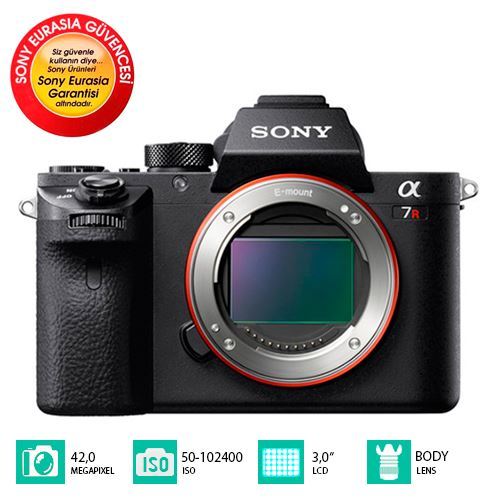Sony A7R II Aynasız 4K DSLR Fotoğraf Makinesi