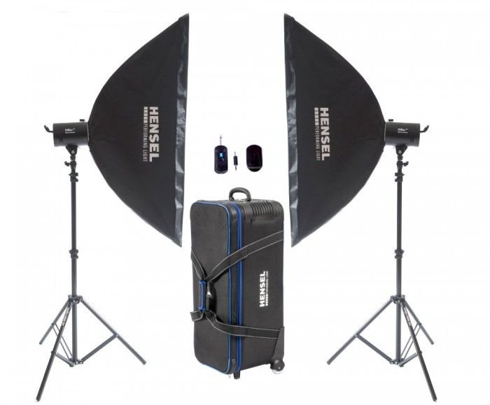 Hensel Himax 1000w 2 Adet Paraflaş Seti