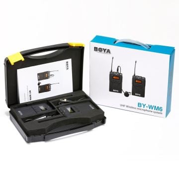Boya BY-WM6 UHF Profesyonel Wireless Mikrofon