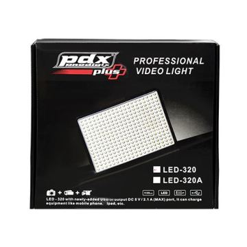 PDX LED-320A Profesyonel Video Kamera Işığı