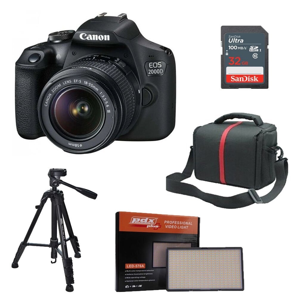 Canon 2000D Bundle Set