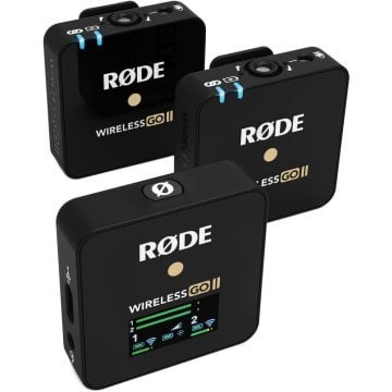 Rode Wireless GO II 2 Kişilik Kablosuz Yaka Mikrofonu
