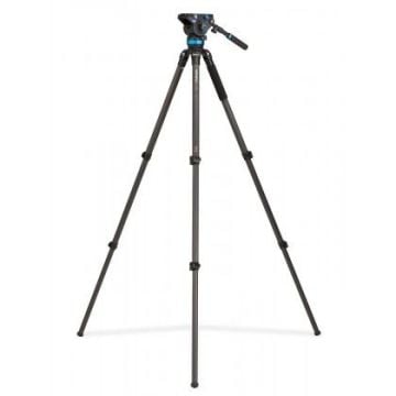 Benro C-373FBS8 Carbon Fiber Hidrolik Profesyonel Video Tripod Kit