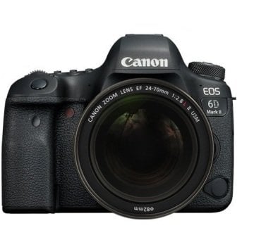 Canon EOS 6D Mark II 24-70mm f/2.8L II USM DSLR Fotoğraf Makinesi