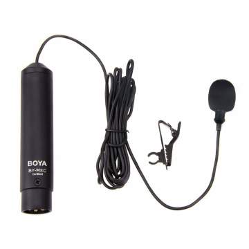 Boya BY-M8C Profesyonel Tek Yönlü XLR Yaka Mikrofonu