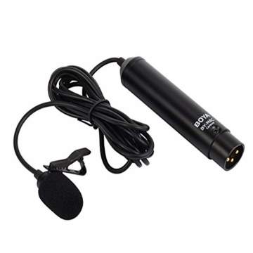Boya BY-M8C Profesyonel Tek Yönlü XLR Yaka Mikrofonu