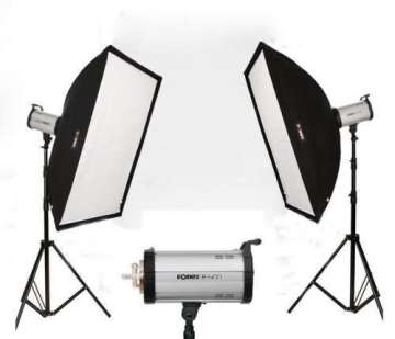 Fomex E-600 w/s Paraflash 3' lü Set
