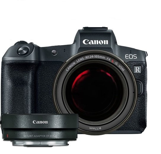 Canon EOS R 24-105mm Kit Aynasız DSLR Fotoğraf Makinesi