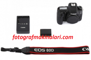 Canon EOS 80D Body Dslr Fotoğraf Makinesi (İthalatçı Garantili)