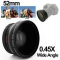 52mm 0,45x Geniş Açı Lens