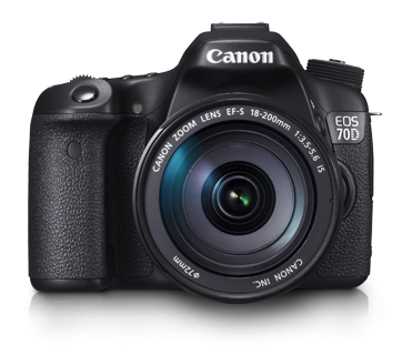 Canon EOS 70D 18-200mm IS DSLR Fotoğraf Makinesi