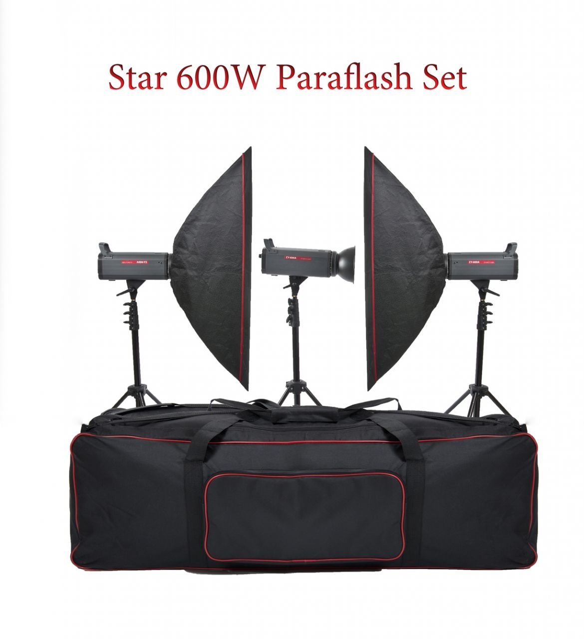 Star 600W 3 Adet Paraflaş Seti