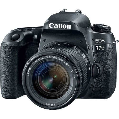Canon EOS 77D 18-55mm f/4-5.6 IS STM DSLR Fotoğraf Makinesi
