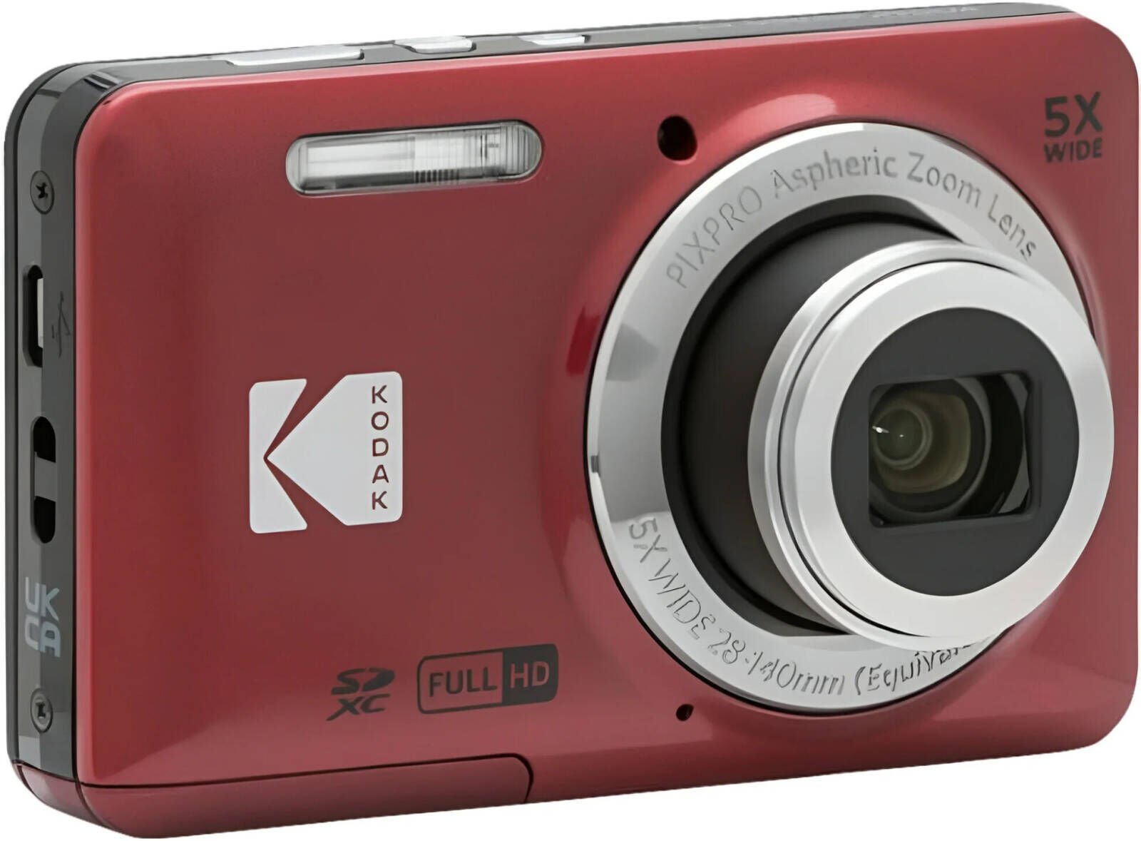 Kodak Pixpro FZ55 Dijital Fotoğraf Makinesi (Kırmızı)