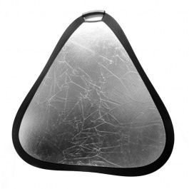 Phottix Golver 80cm Hand-held El Tutamaçlı Üçgen Panel Reflektör ve Taşıma Kılıfı