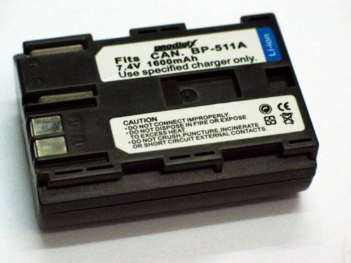 OEM Canon BP 511A Fotoğraf Makinesi Batarya