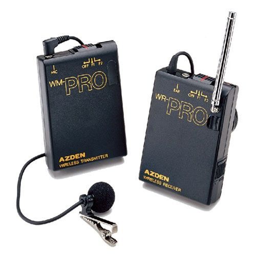 Azden WLX-PRO I DSLR Stereo VHF Wireless Mikrofon Sistem