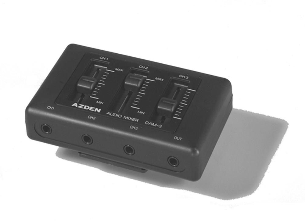 Azden CAM-3 Mikrofon Mixer 3 Kanallı