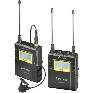 Saramonic UWMIC9 TX9 - RX9 1 Verici + 1 Alıcı Kablosuz Yaka Mikrofonu