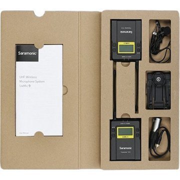 Saramonic UWMIC9 TX9 - RX9 1 Verici + 1 Alıcı Kablosuz Yaka Mikrofonu