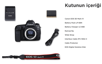Canon EOS 5D Mark IV Body DSLR Fotoğraf Makinesi