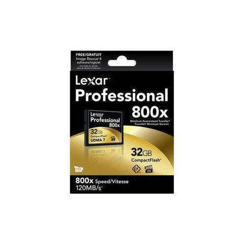 Lexar 32GB 800X UDMA CF Profesyonel Hafıza Kartı